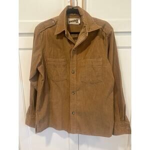 Panatela by Levi’s sportswear corduroy button down with elbow patches large VTG